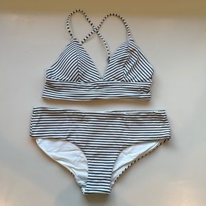 H&M striped bikini